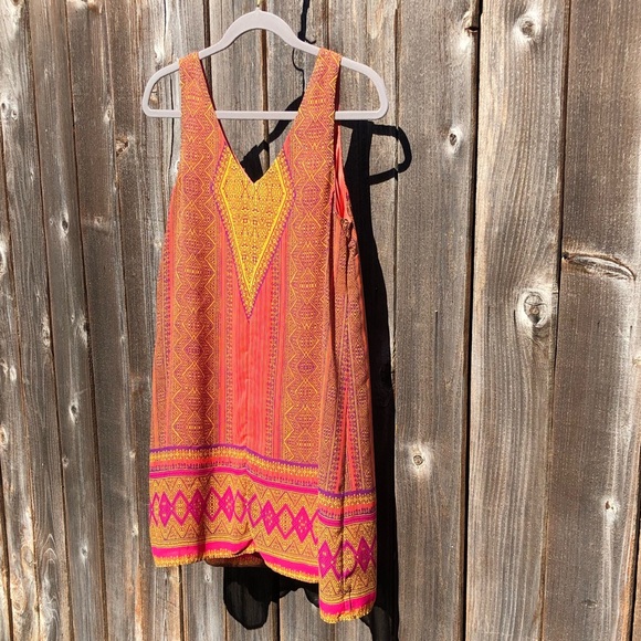 City triangles orange tunic dress size medium - Picture 5 of 14